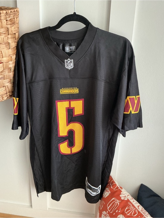 Fanatics Other - Fanatics Washington Commanders Black Jersey with Red and Gold #5